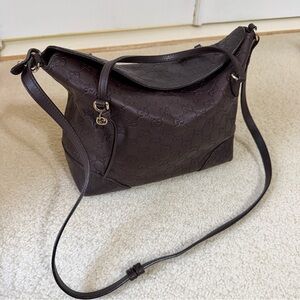 Gucci Guccissima Medium Soft Leather Dome Tote